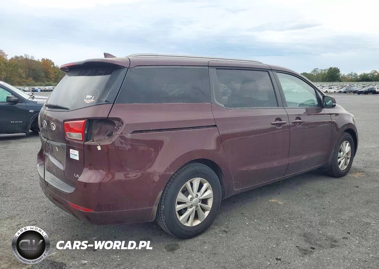2016 Kia Sedona Lx VIN:KNDMB5C14G6115320 - 3