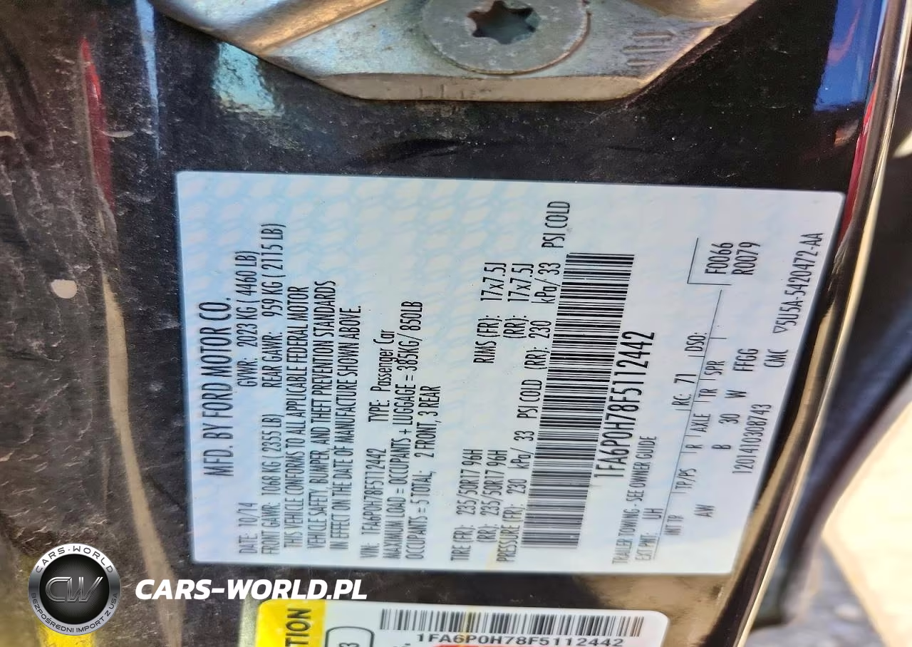 2015 Ford Fusion Se VIN:1FA6P0H78F5112442 - 12