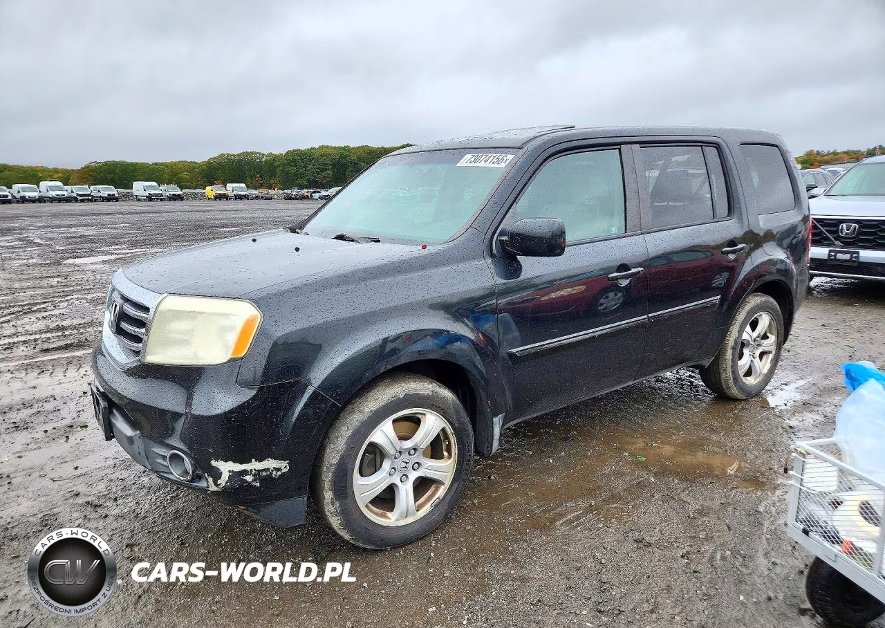 2012 Honda Pilot Exl VIN:5FNYF4H54CB024669 - 1