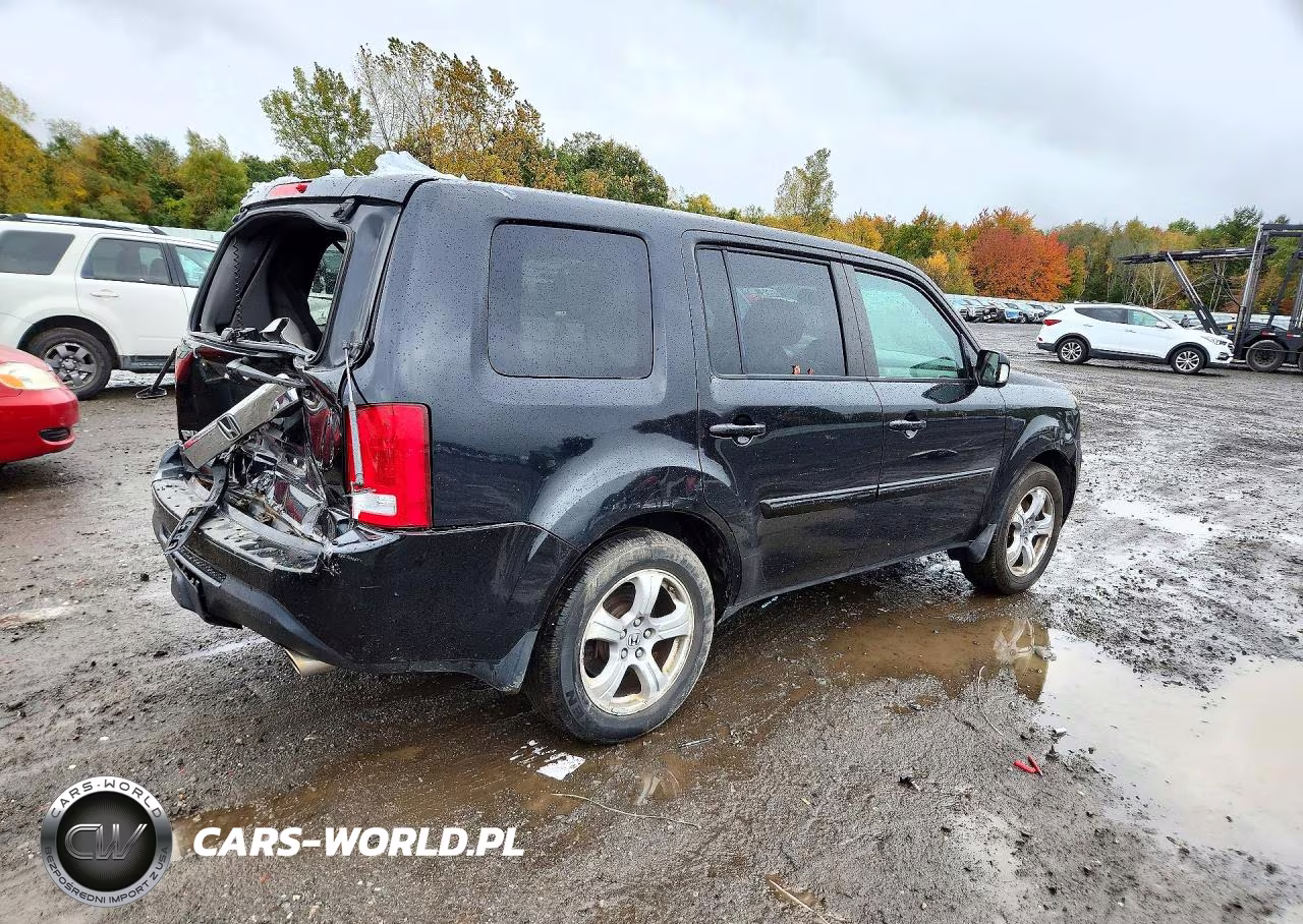 2012 Honda Pilot Exl VIN:5FNYF4H54CB024669 - 3