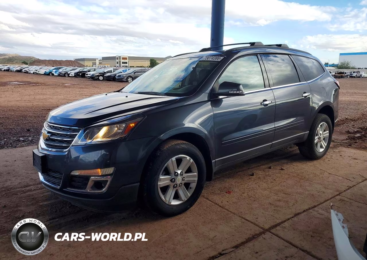 2013 Chevrolet Traverse Lt VIN:1GNKRJKD5DJ236896 - 1