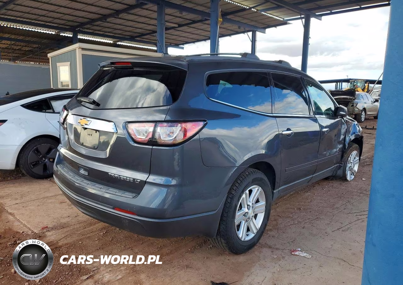 2013 Chevrolet Traverse Lt VIN:1GNKRJKD5DJ236896 - 3