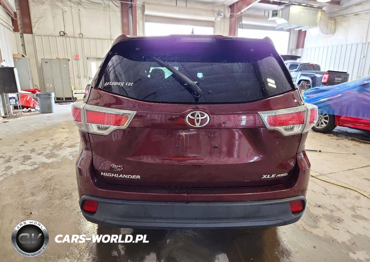 2016 Toyota Highlander Xle VIN:5TDJKRFH3GS298633 - 6