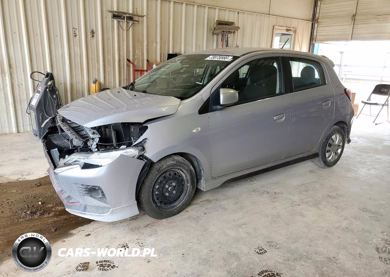 2022 Mitsubishi Mirage Es VIN:ML32AUHJ1NH007593 - 1