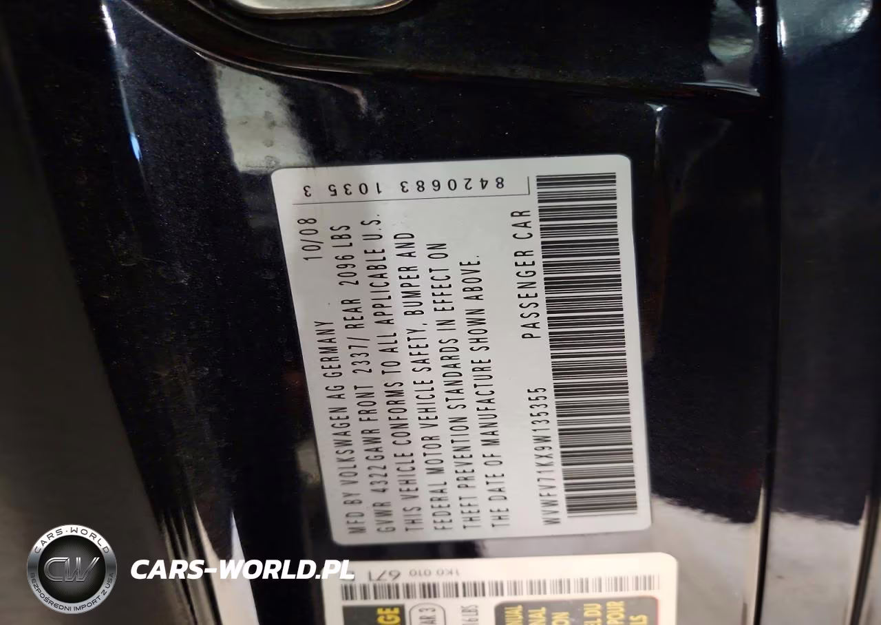 2009 Volkswagen Gti VIN:WVWFV71KX9W135355 - 12