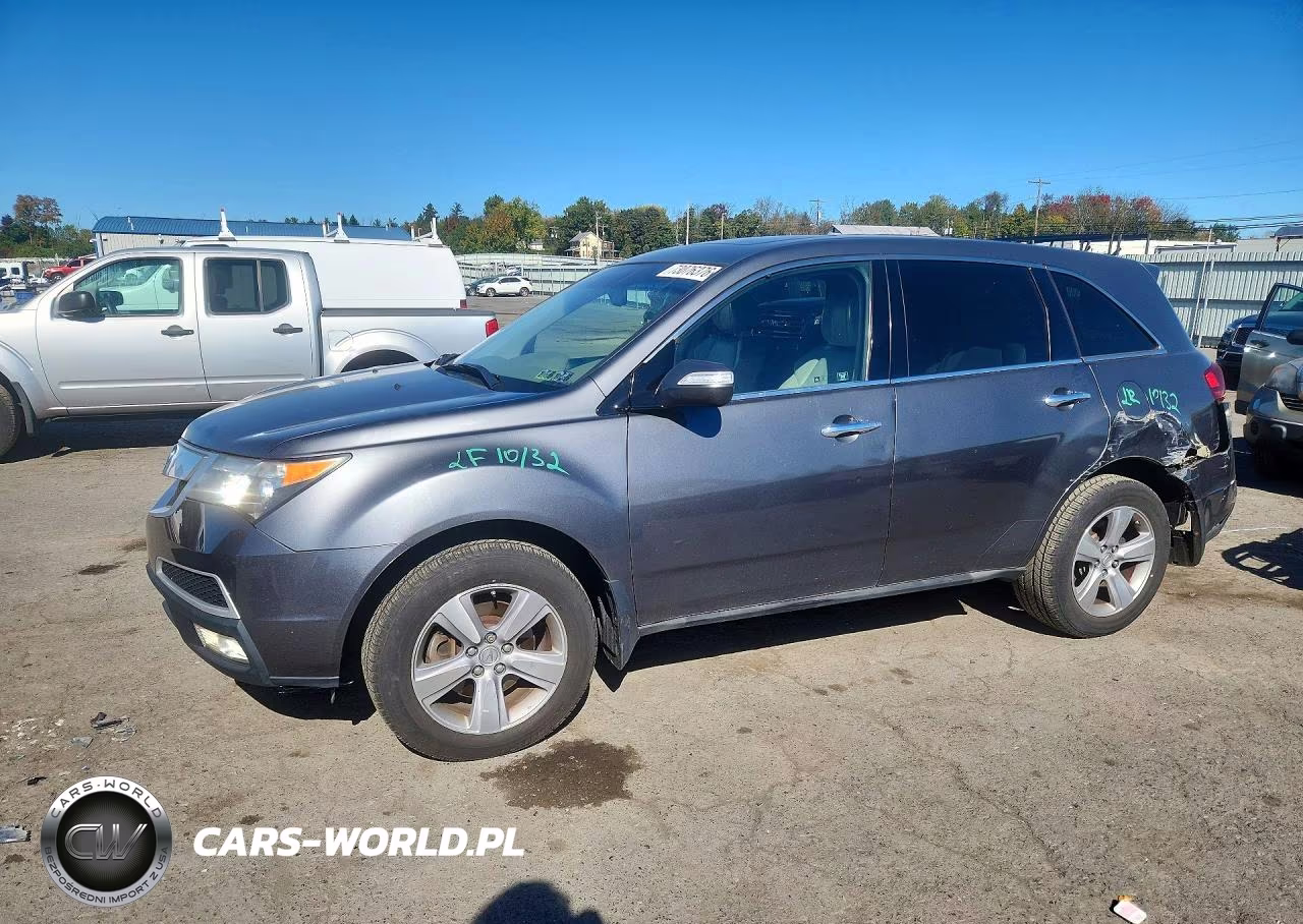 2012 Acura Mdx Technology VIN:2HNYD2H32CH525279 - 1