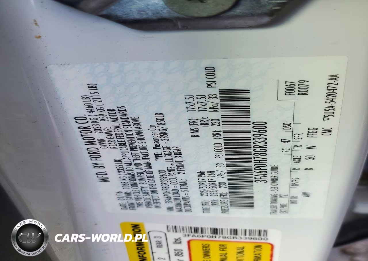 2016 Ford Fusion Se VIN:3FA6P0H78GR339600 - 12