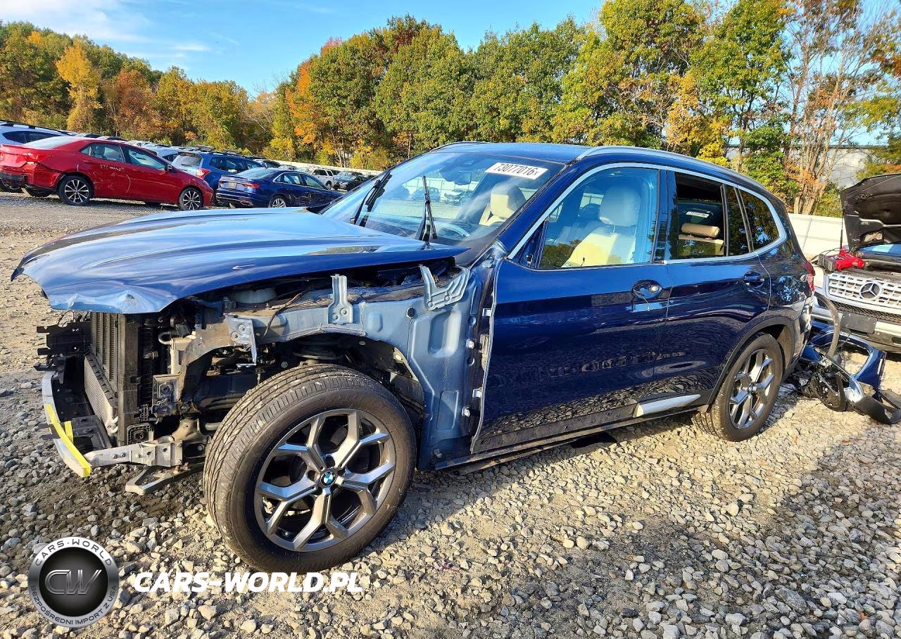 2021 BMW X3 xDrive30I VIN:5UXTY5C02M9E06749 - 1