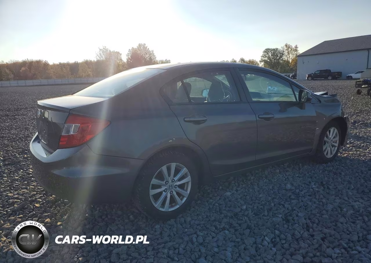 2012 Honda Civic Ex VIN:2HGFB2F86CH529371 - 3