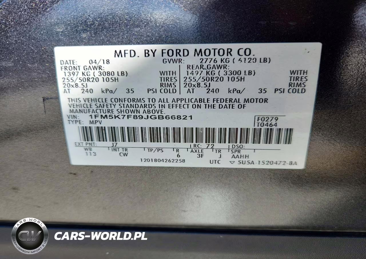 2018 Ford Explorer Limited VIN:1FM5K7F89JGB66821 - 13