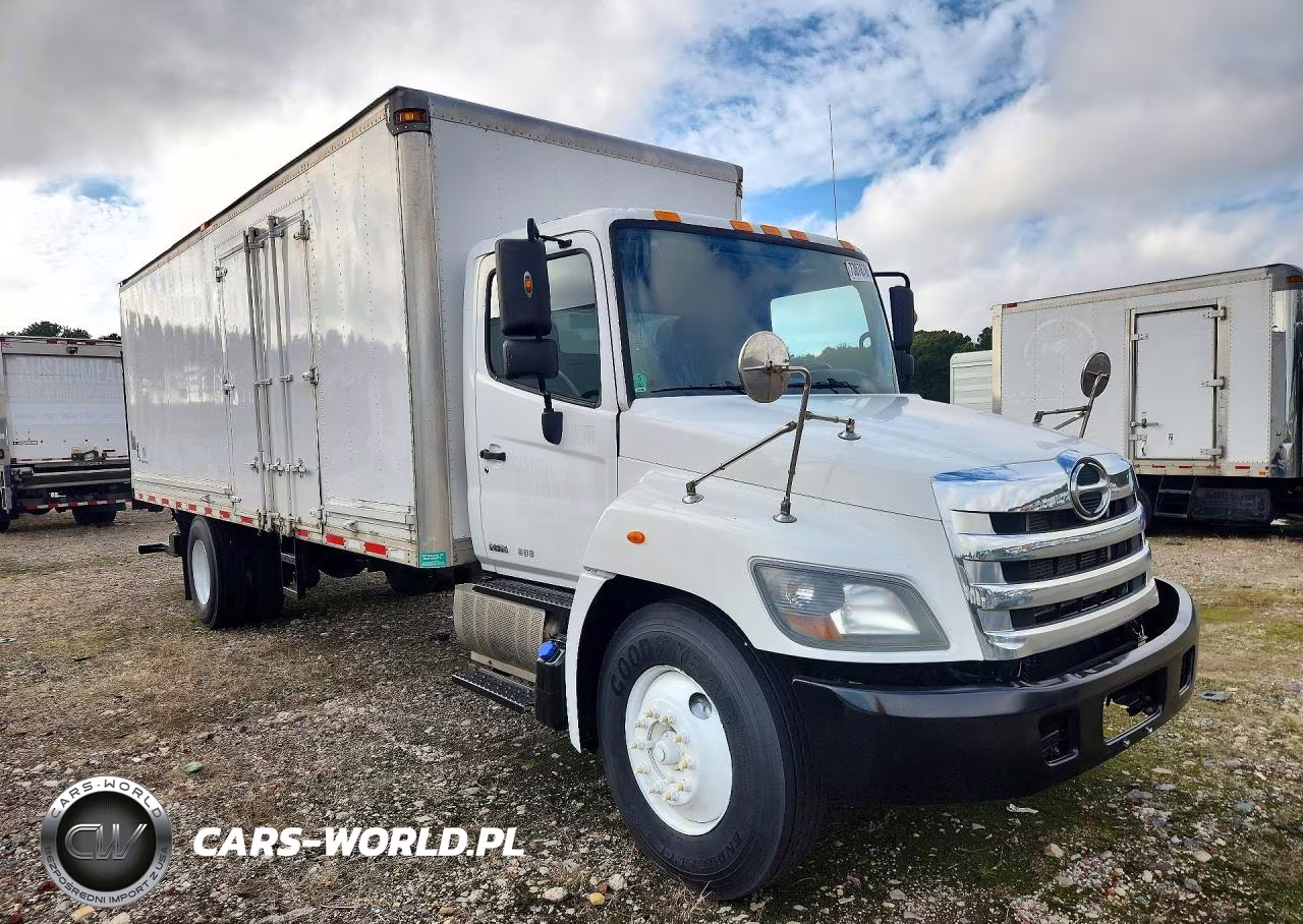 2017 Hino 338 Box Truck VIN:5PVNV8JT9H4S54597 - 4