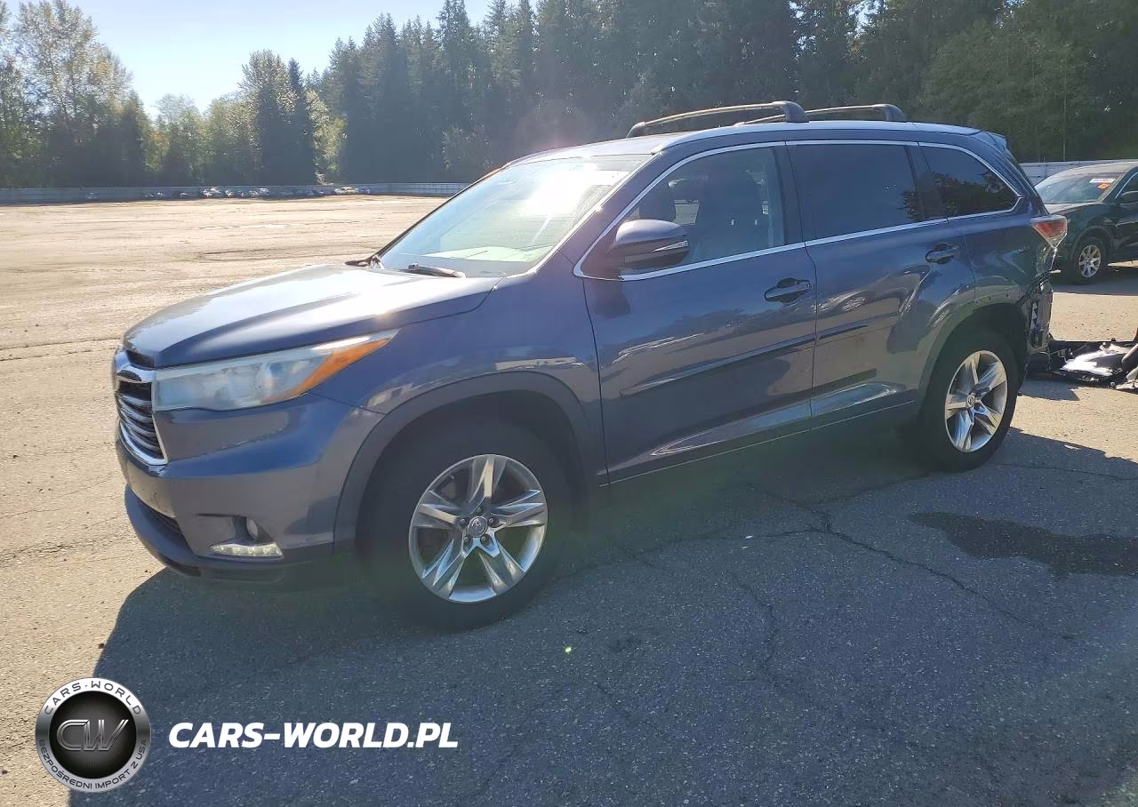 2014 Toyota Highlander Limited VIN:5TDDKRFH9ES057539 - 1
