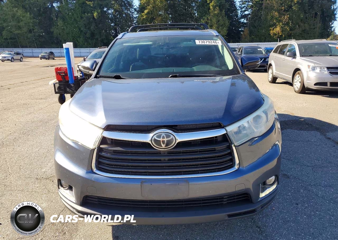 2014 Toyota Highlander Limited VIN:5TDDKRFH9ES057539 - 5