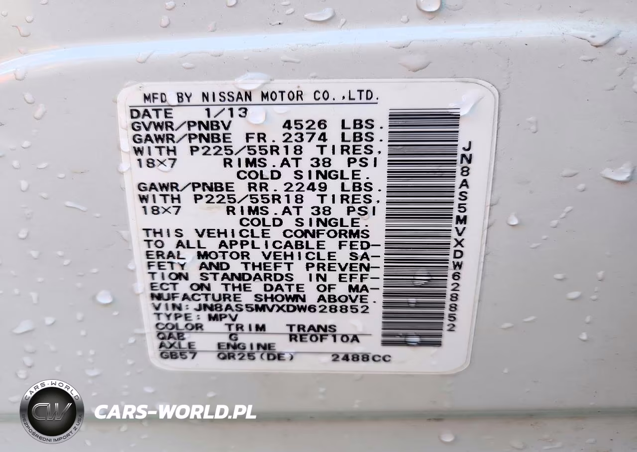 2013 Nissan Rogue S VIN:JN8AS5MVXDW628852 - 13