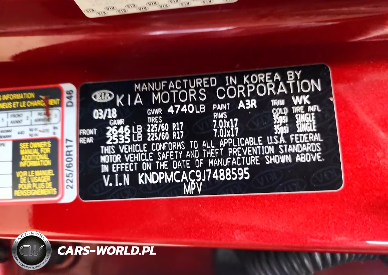 2018 Kia Sportage Lx VIN:KNDPMCAC9J7488595 - 13