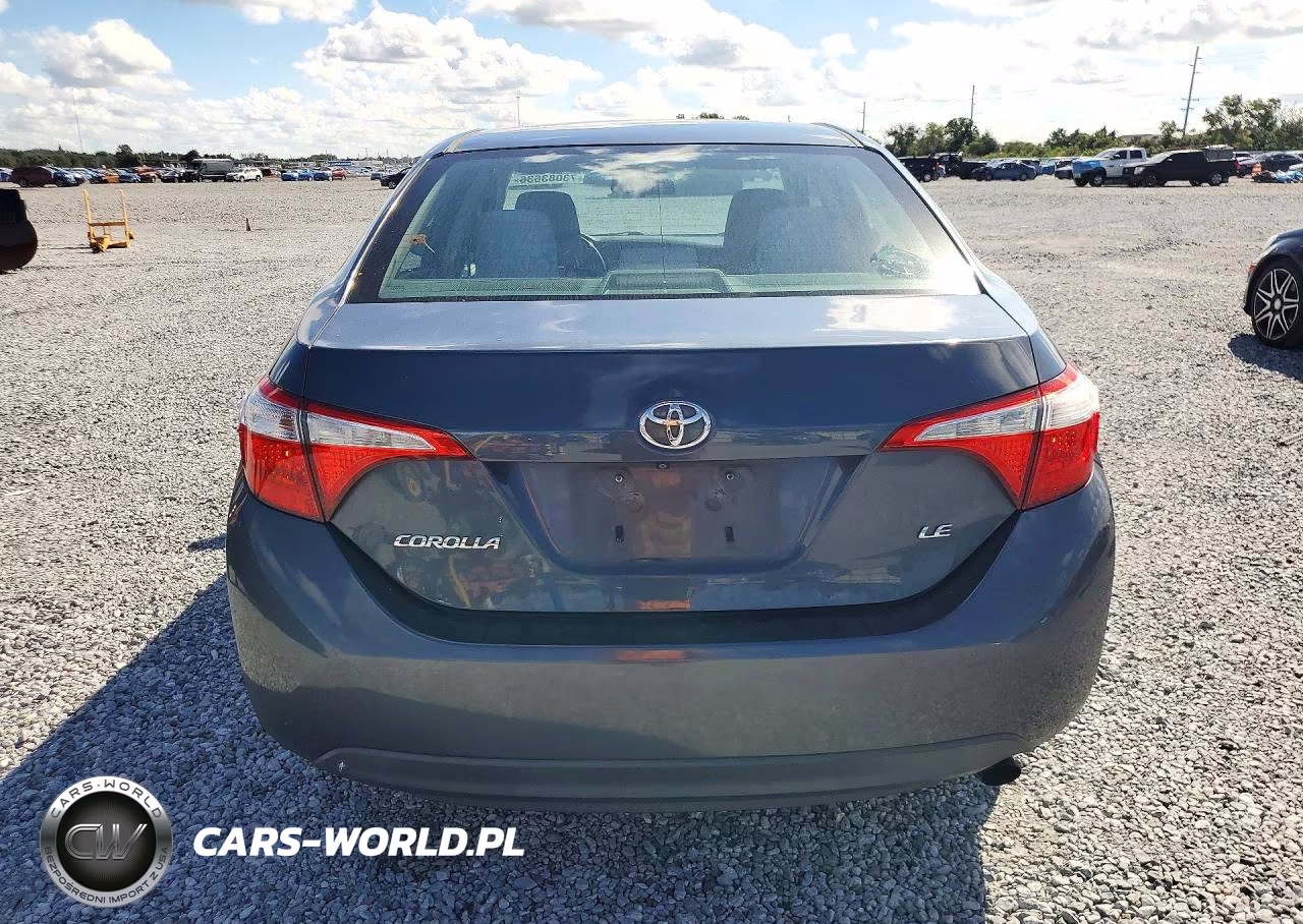 2015 Toyota Corolla Le VIN:2T1BURHEXFC326713 - 6