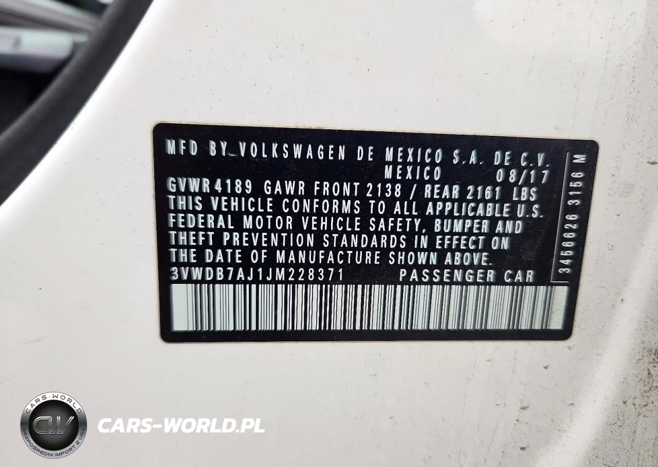 2018 Volkswagen Jetta Se VIN:3VWDB7AJ1JM228371 - 12