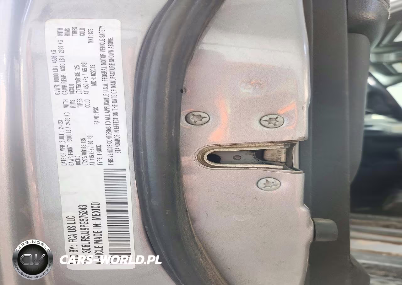 2023 Ram 2500 Big Horn VIN:3C6UR5JJ9PG576243 - 12