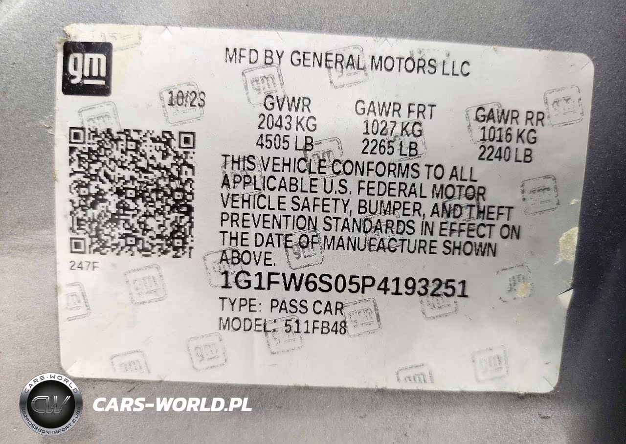 2023 Chevrolet Bolt Ev 1Lt VIN:1G1FW6S05P4193251 - 12