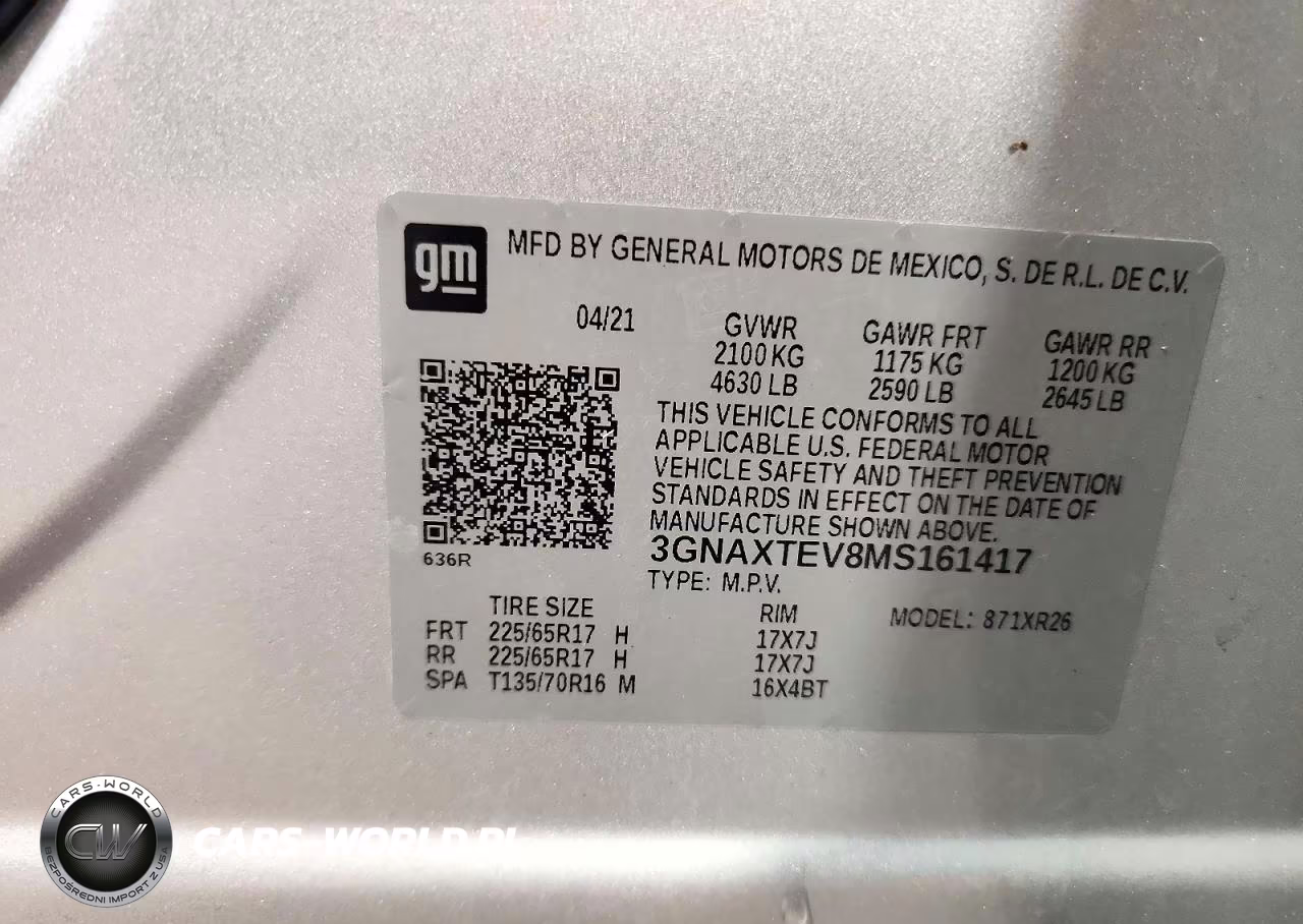 2021 Chevrolet Equinox Lt VIN:3GNAXTEV8MS161417 - 13