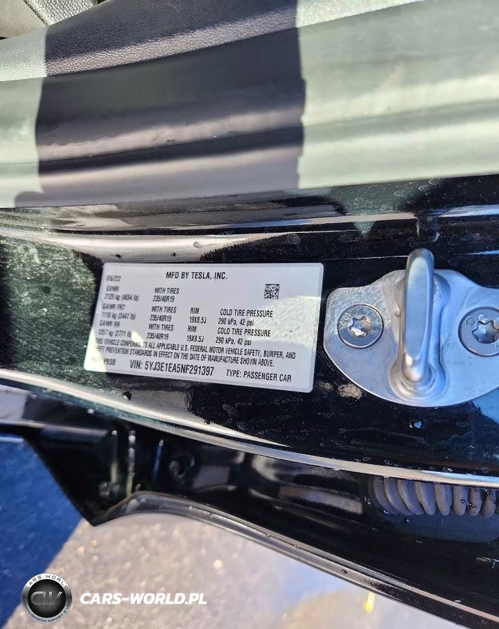 2022 Tesla Model 3 VIN:5YJ3E1EA5NF291397 - 12