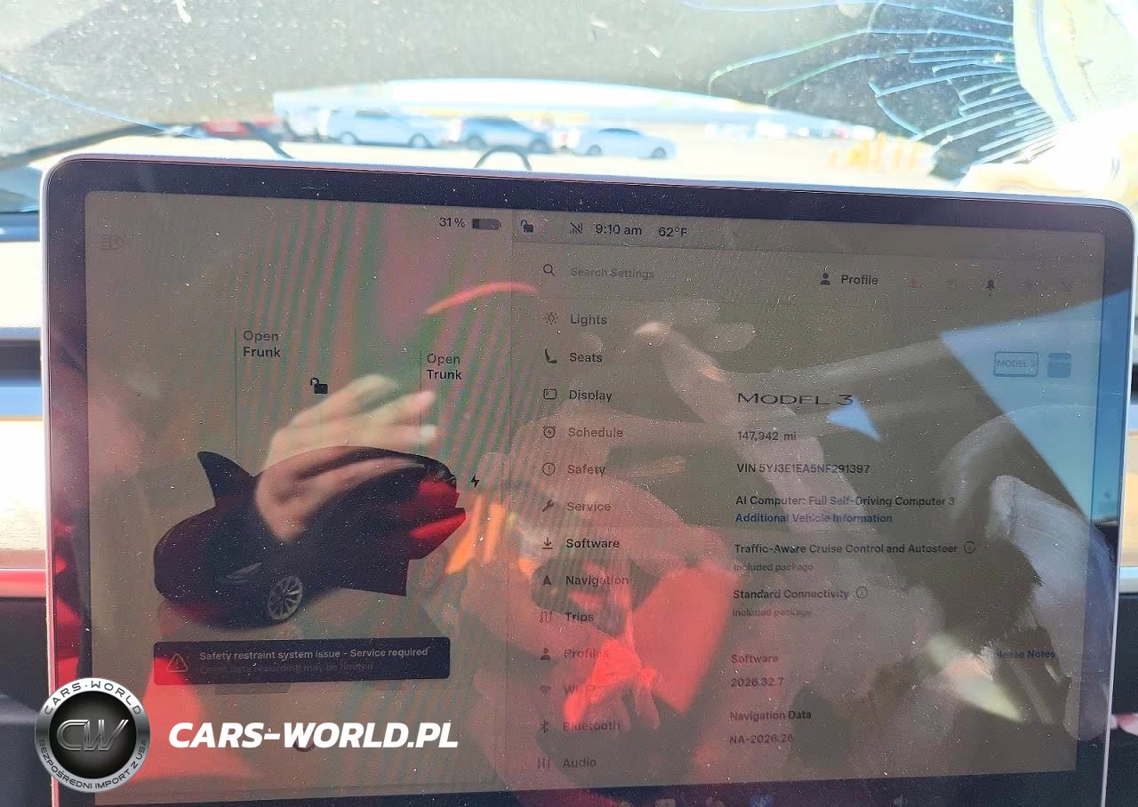 2022 Tesla Model 3 VIN:5YJ3E1EA5NF291397 - 9