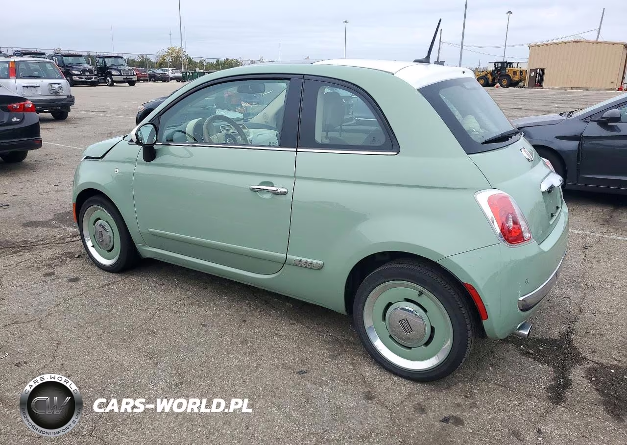 2015 Fiat 500 Lounge VIN:3C3CFFCRXFT514124 - 2