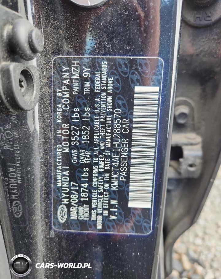 2017 Hyundai Accent Se VIN:KMHCT4AE1HU288570 - 12