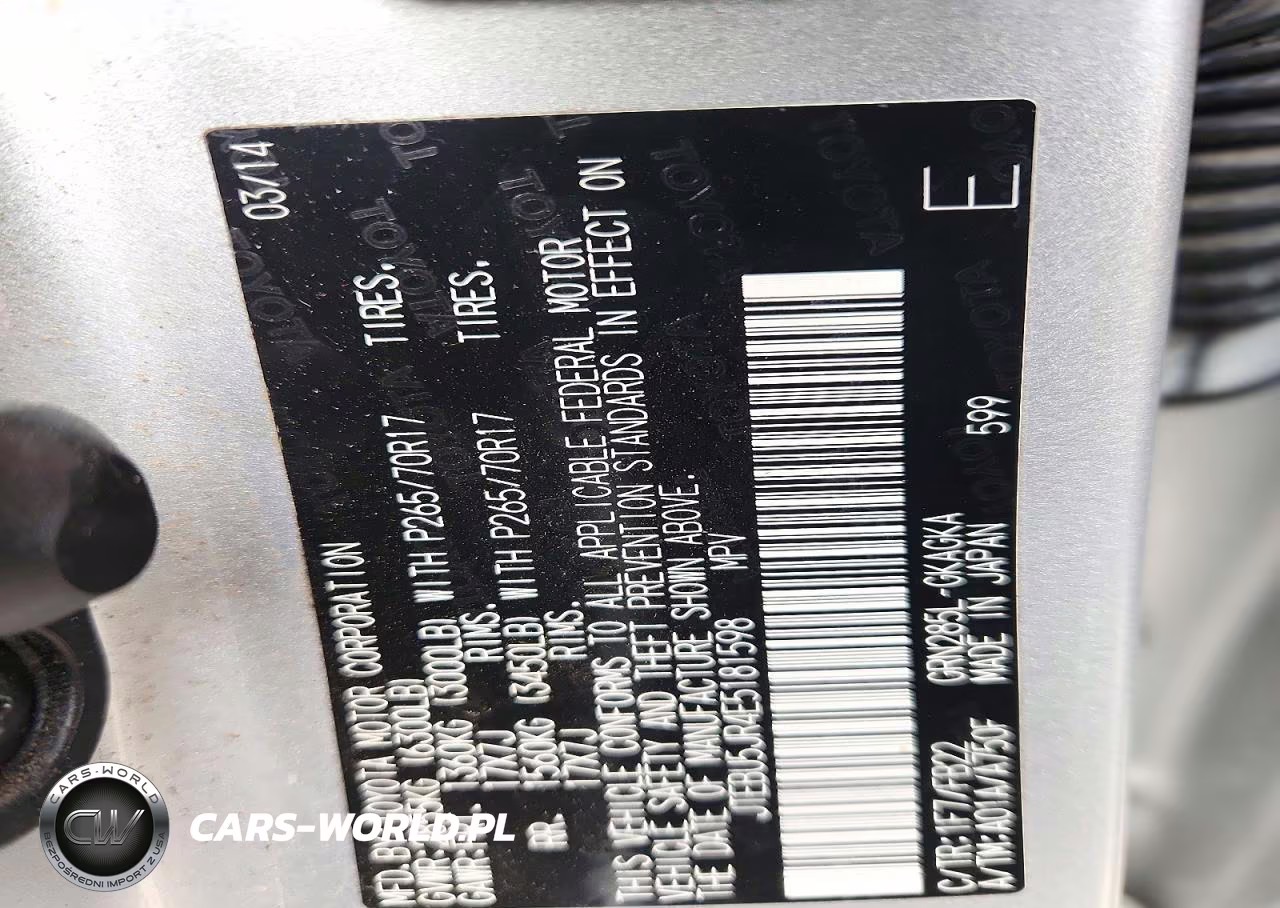 2014 Toyota 4Runner Sr5 VIN:JTEBU5JR4E5181598 - 13