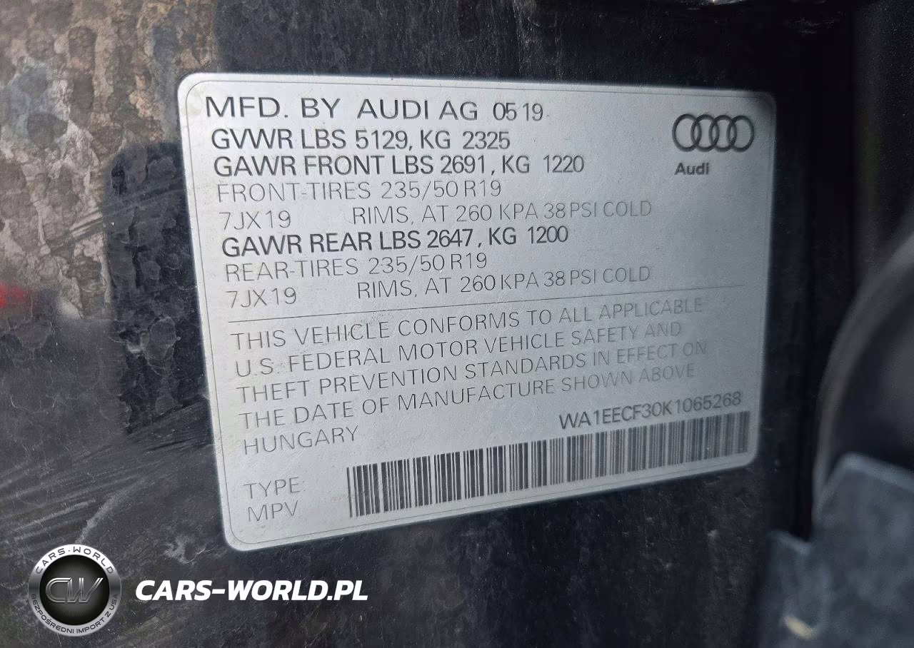 2019 Audi Q3 Premium Plus S-Line VIN:WA1EECF30K1065268 - 14