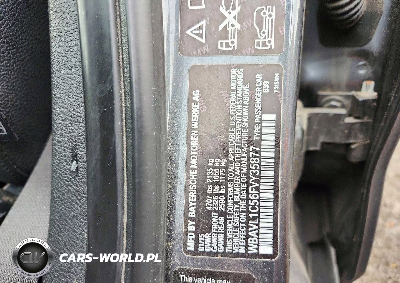 2015 BMW X1 xDrive28I VIN:WBAVL1C56FVY35877 - 12