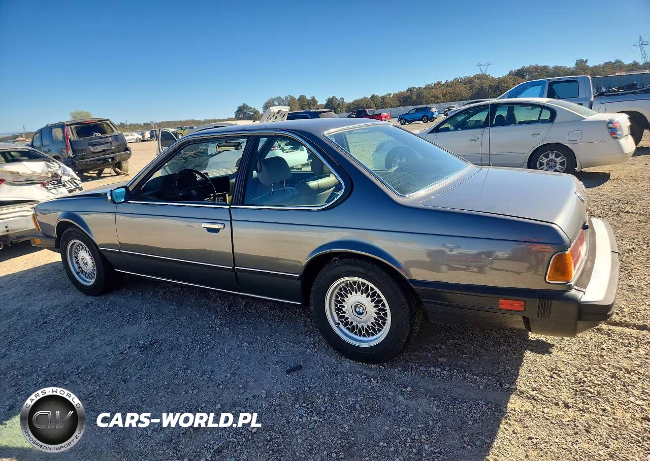 1984 BMW 633 Csi VIN:WBAEB7409E6728145 - 2