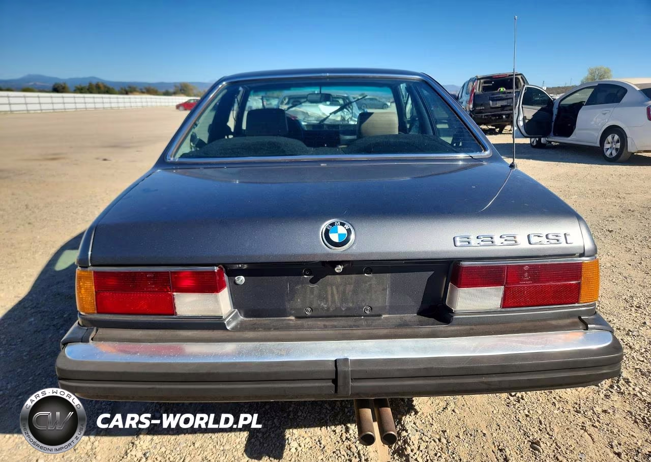 1984 BMW 633 Csi VIN:WBAEB7409E6728145 - 6