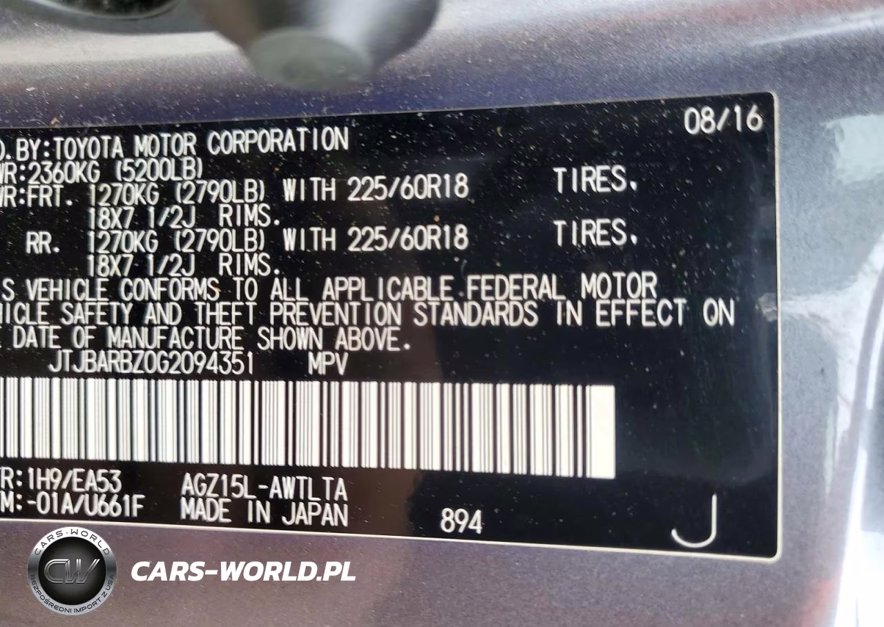 2016 Lexus Nx 200T Base VIN:JTJBARBZ0G2094351 - 12