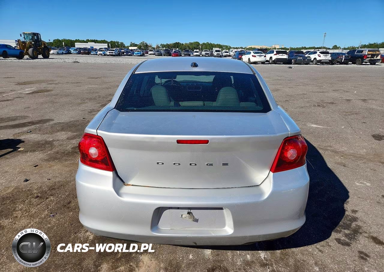 2012 Dodge Avenger Se VIN:1C3CDZAB3CN192855 - 6