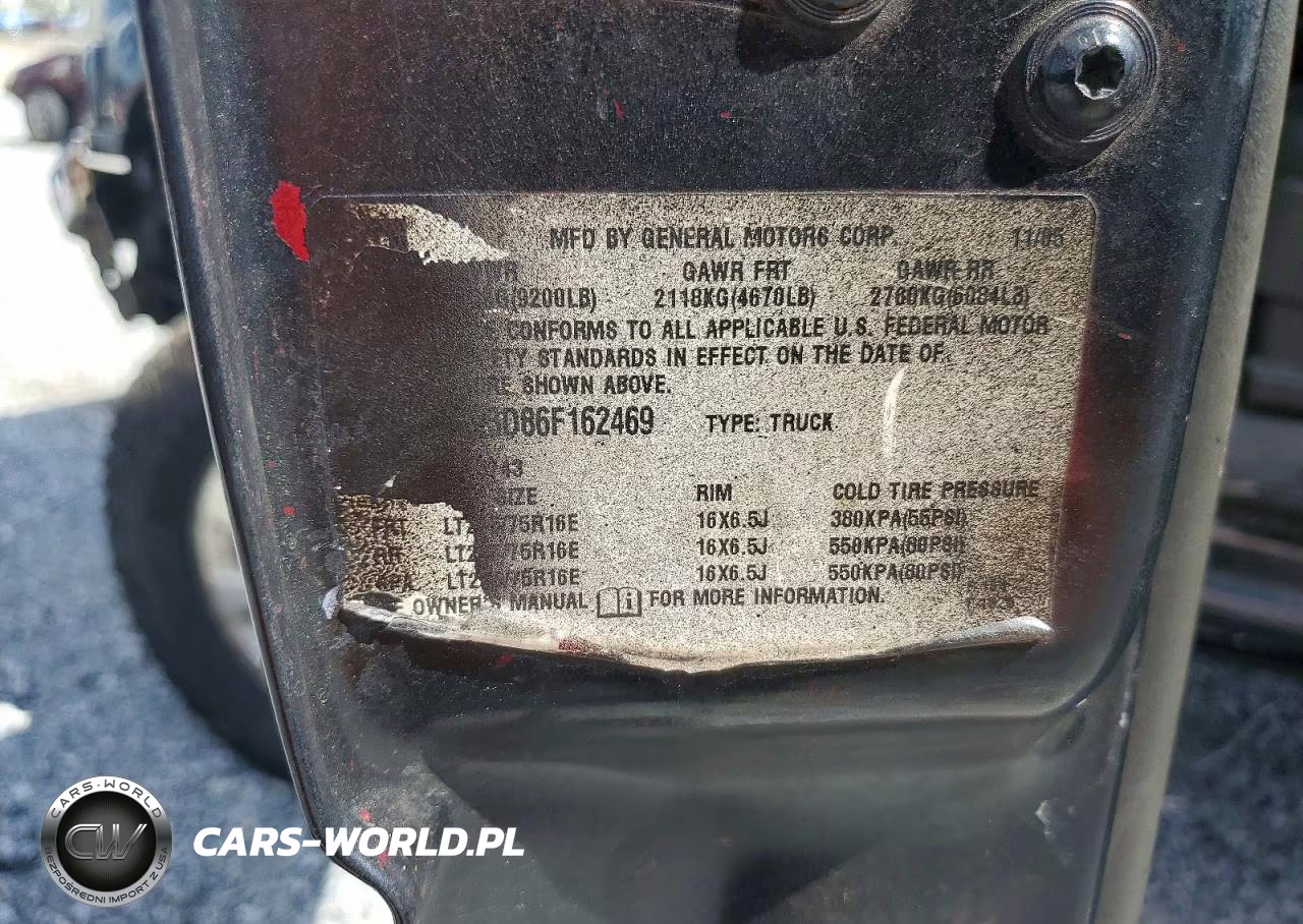 2006 GMC Sierra K2500 Heavy Duty VIN:1GTHK23D86F162469 - 13