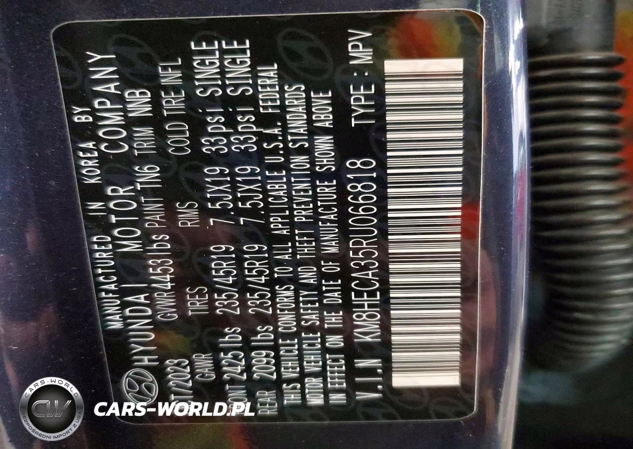 2024 Hyundai Kona Limited VIN:KM8HECA35RU066818 - 13