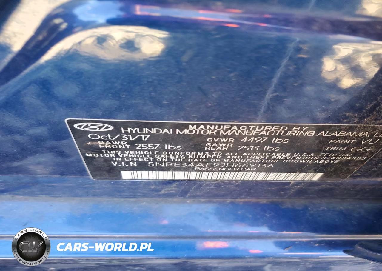 2018 Hyundai Sonata Sel VIN:5NPE34AF9JH669136 - 12