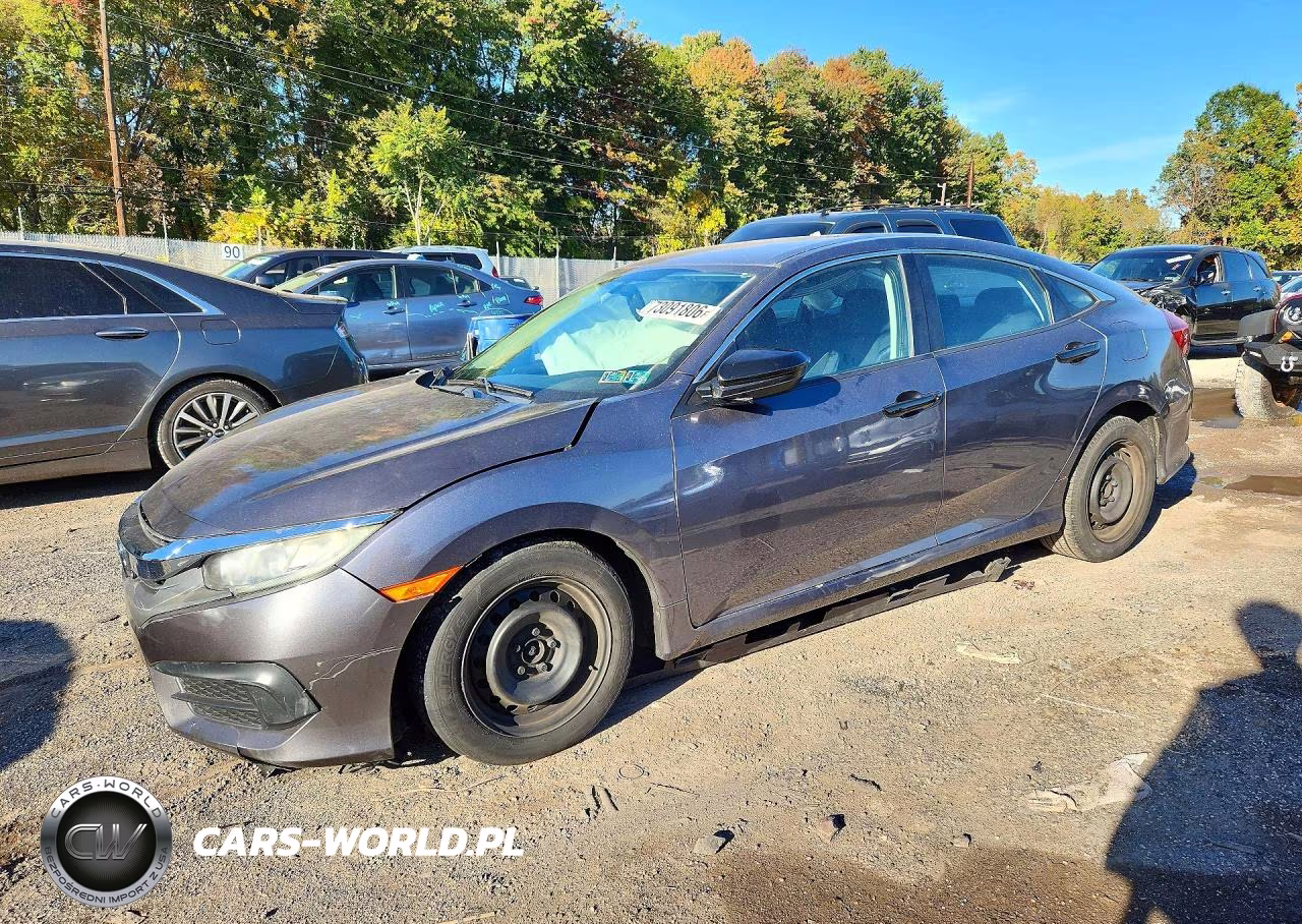 2018 Honda Civic Lx VIN:19XFC2F5XJE204815 - 1