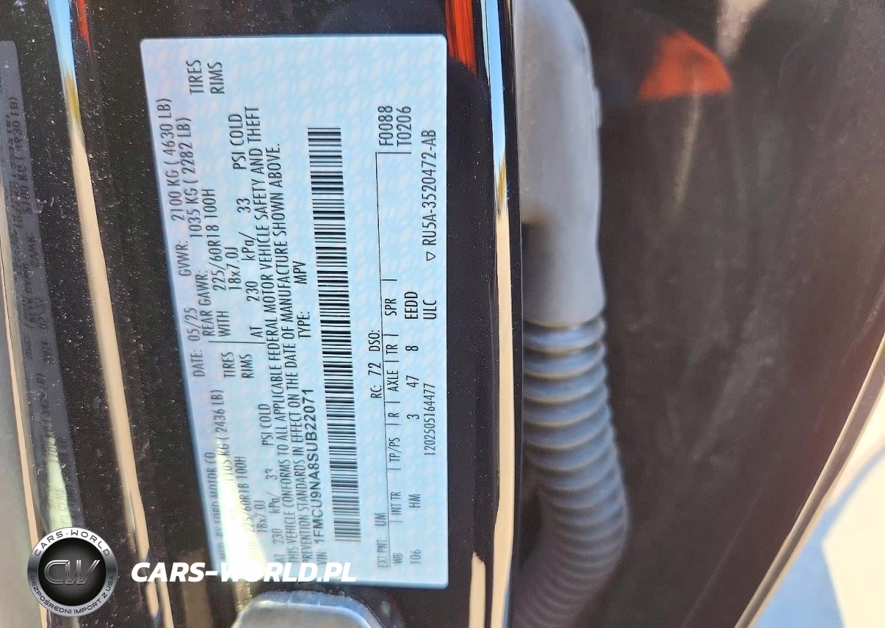 2025 Ford Escape St Line Select VIN:1FMCU9NA8SUB22071 - 13