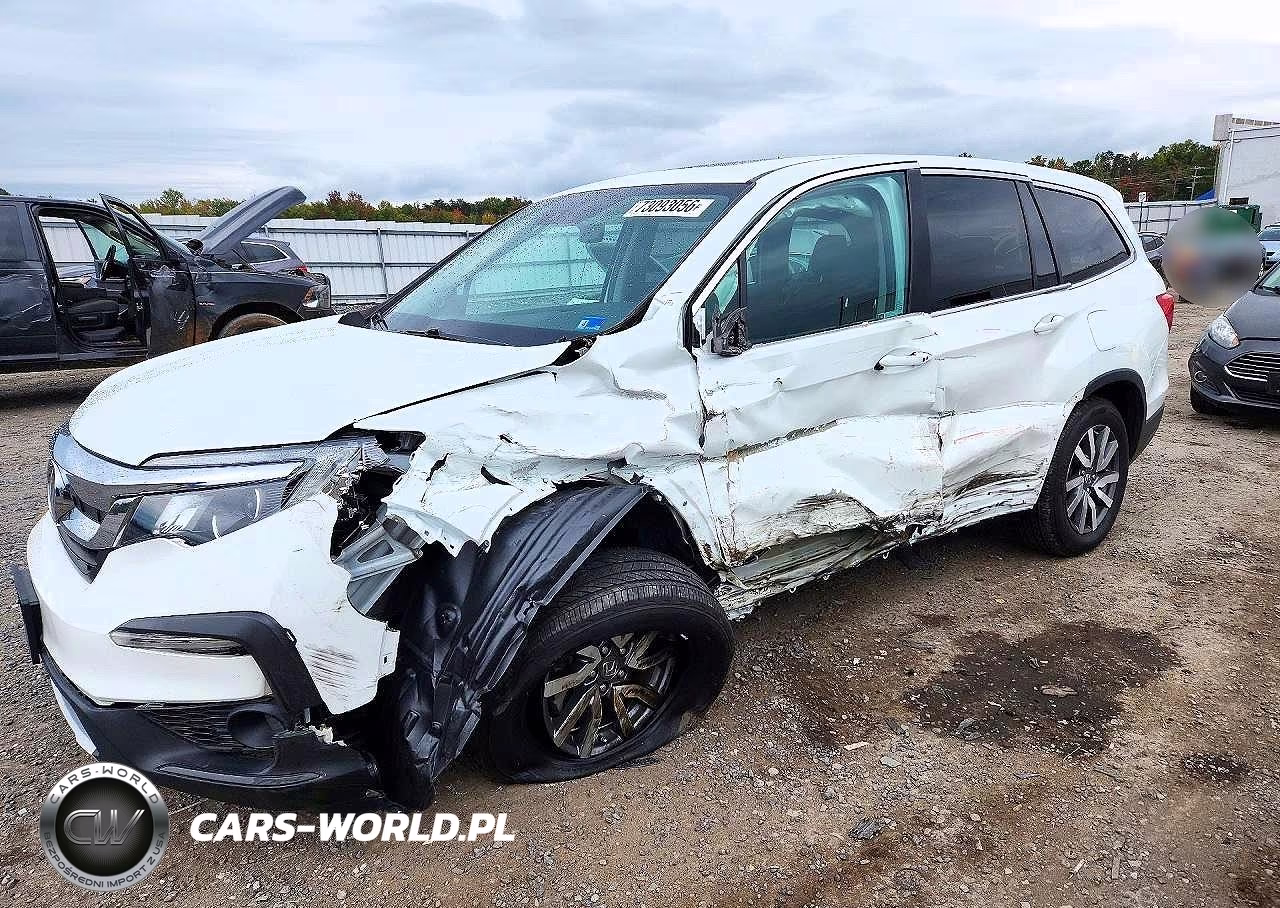 2021 Honda Pilot Exl VIN:5FNYF6H59MB089661 - 1