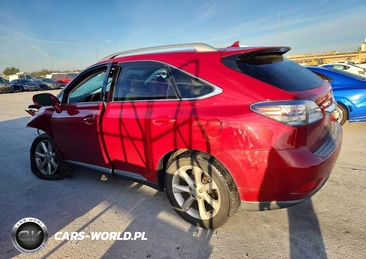2012 Lexus Rx VIN:2T2ZK1BA9CC066033 - 2