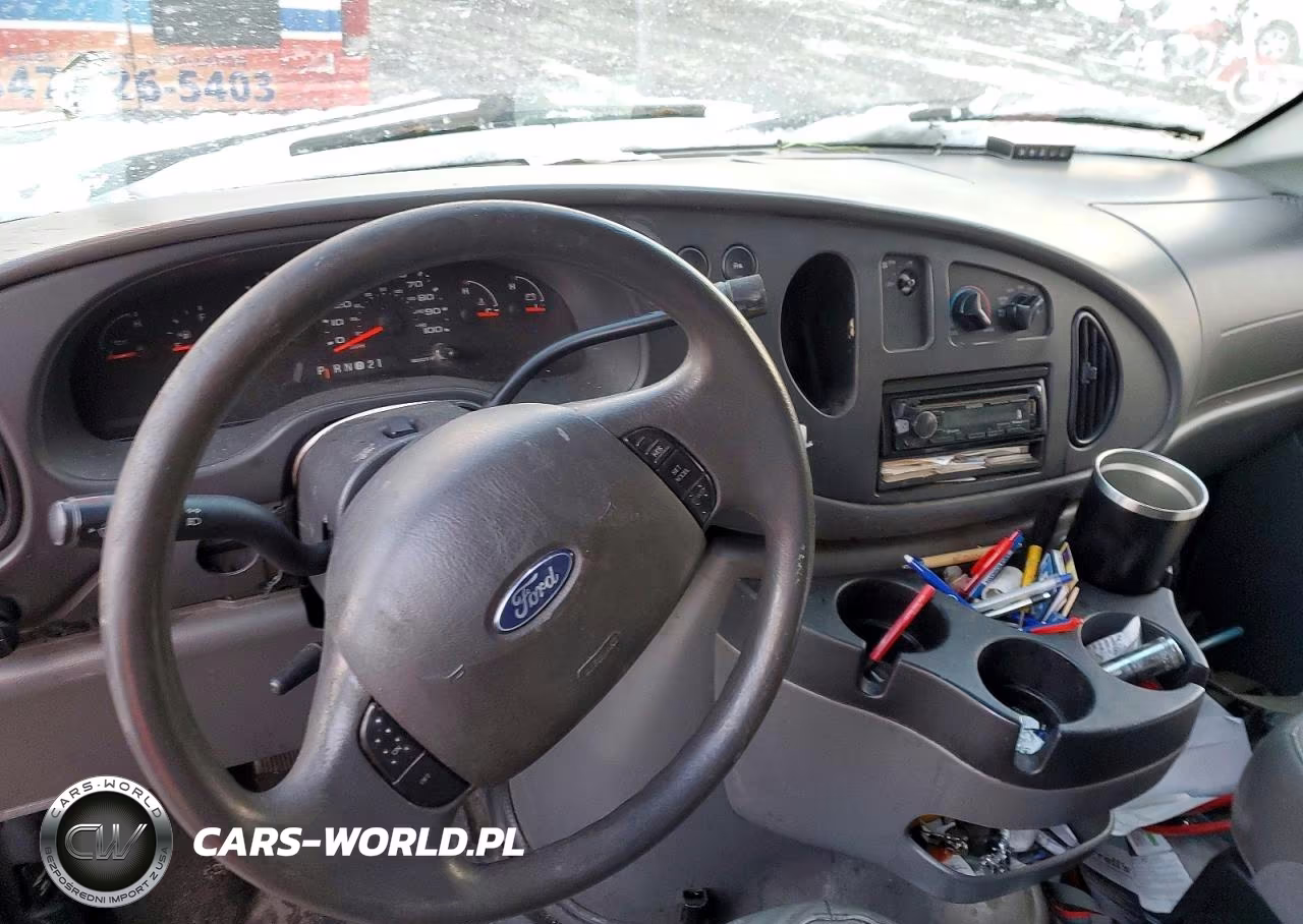 2008 Ford E350 Utility - Service Van VIN:1FTNE24L48DB50365 - 8