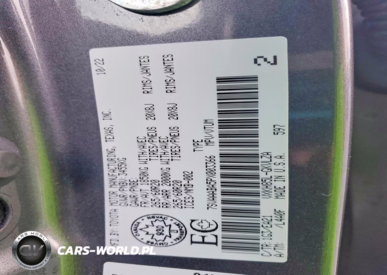 2023 Toyota Sequoia Sr5 VIN:7SVAAABA5PX003366 - 14