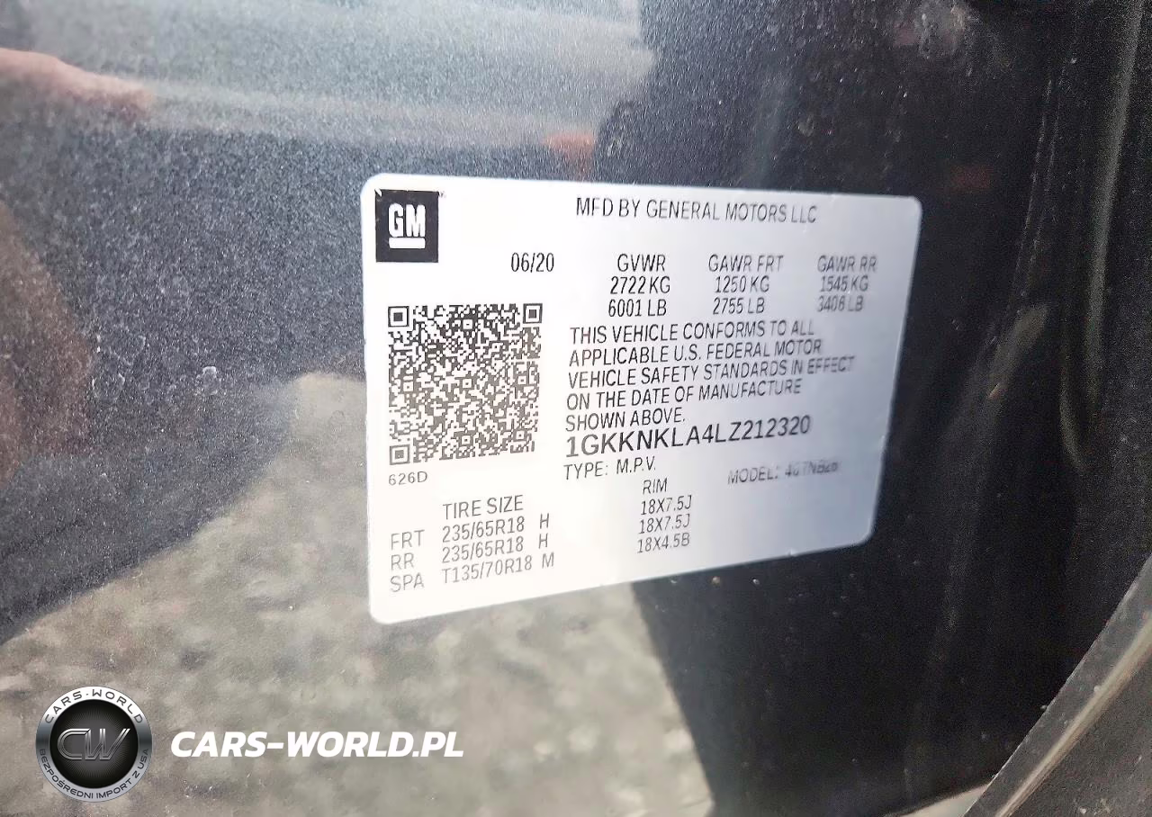 2020 GMC Acadia Sle VIN:1GKKNKLA4LZ212320 - 13