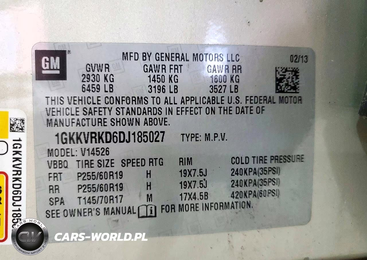 2013 GMC Acadia Slt-1 VIN:1GKKVRKD6DJ185027 - 13