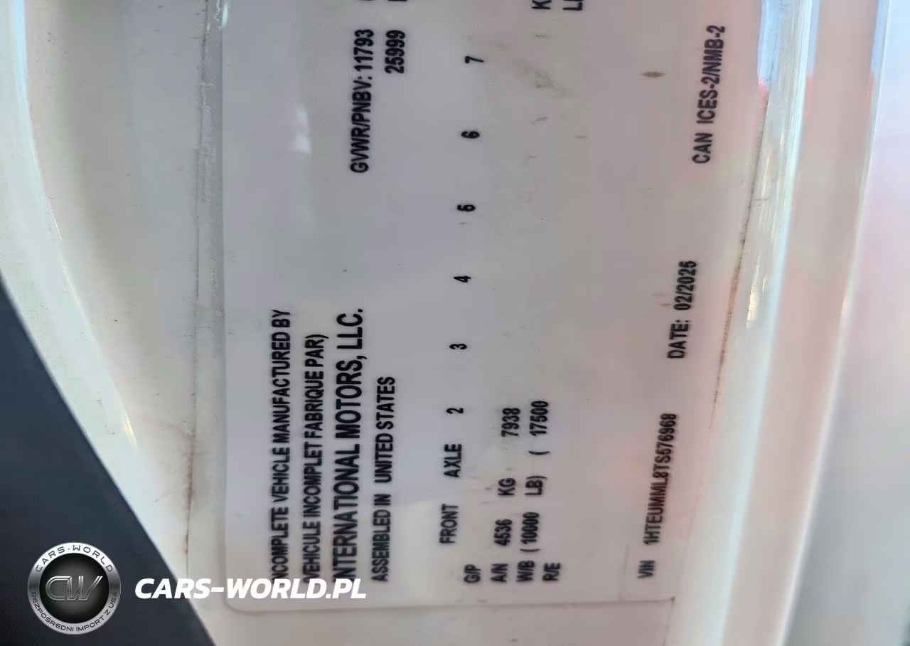 2026 International Mv607 Box Truck VIN:1HTEUMML8TS576968 - 13