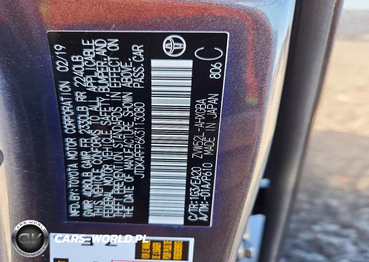2019 Toyota Prius Prime Advanced VIN:JTDKARFP6K3113080 - 13