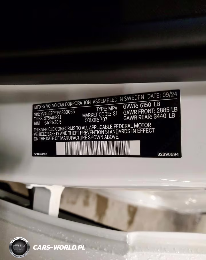 2025 Volvo Xc90 Ultra VIN:YV4062PF1S1330065 - 13