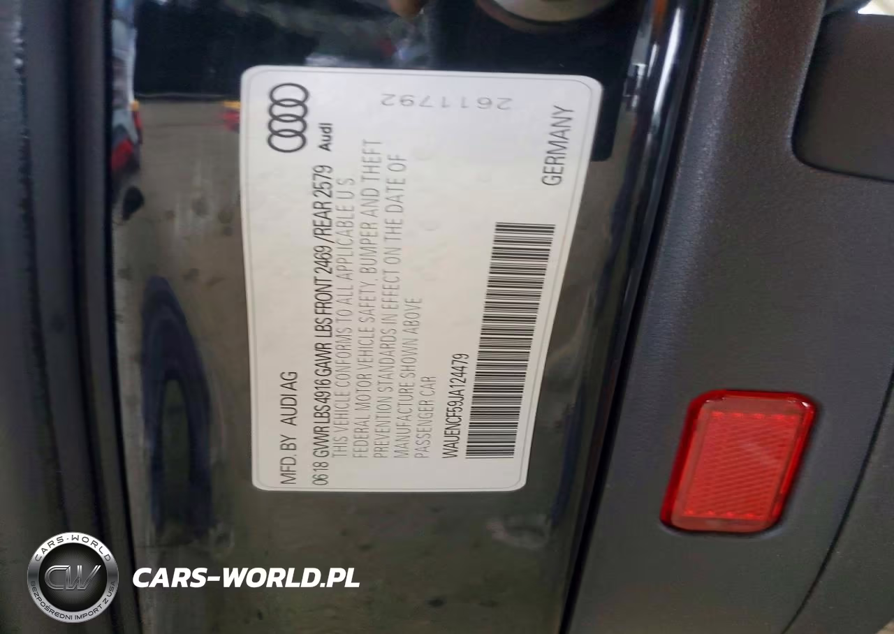 2018 Audi A5 Premium Plus S-Line VIN:WAUENCF59JA124479 - 12